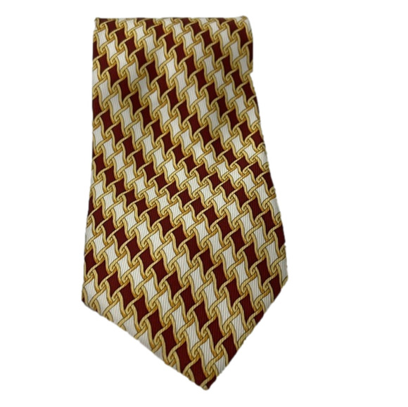 Vintage Aquascutum of London 100% Silk Cravat Tie - Picture 1 of 6